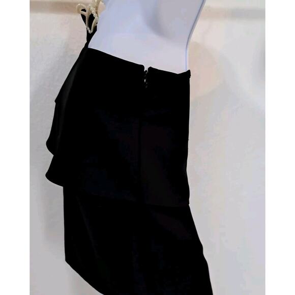 Sachin + Babi One-Shoulder Black Ruffle Top - Picture 5 of 7